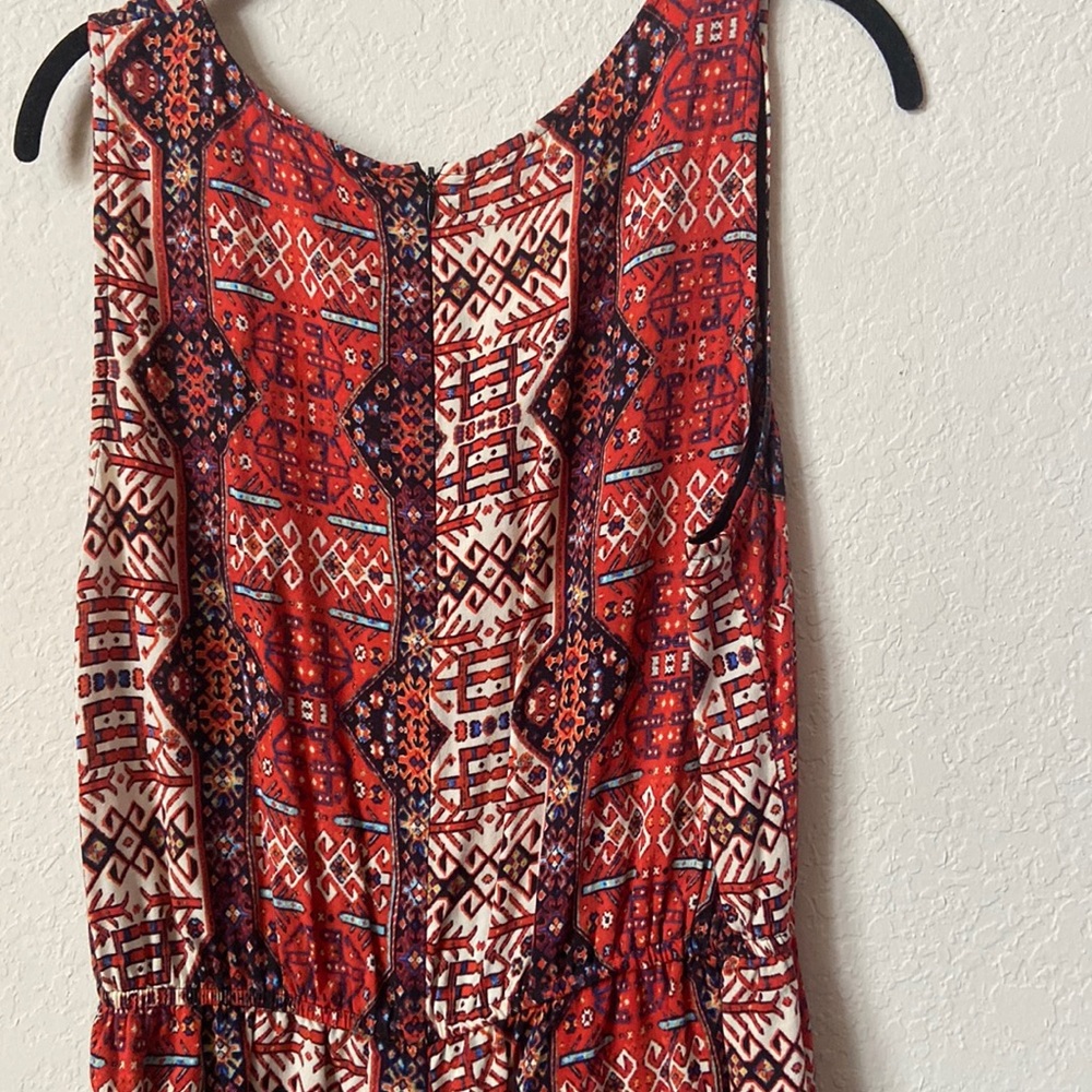 Red pattered romper - Picture 2 of 3